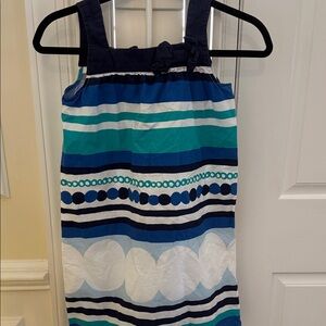 Gymboree Blue and White Striped Kids Dress